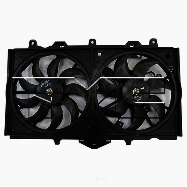 Tyc 623300 Dual Radiator And Condenser Fan Assembly 623300